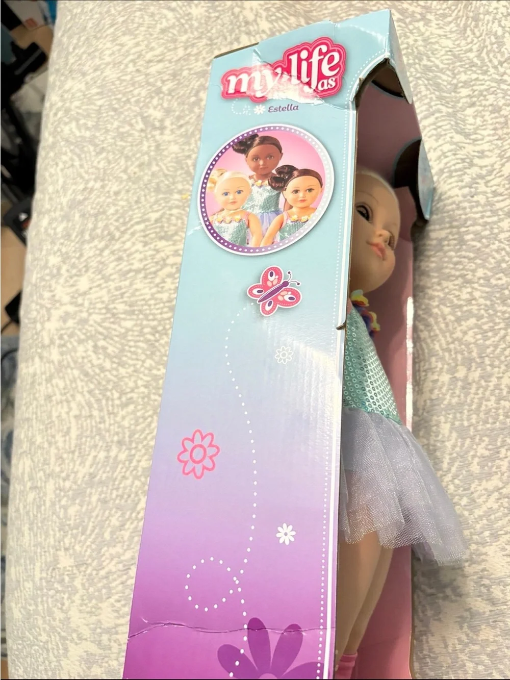 My Life Estella Ballerina blonde Dancing doll 18” pose able retired New in box